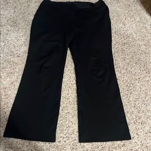 Liz Claiborne Black Wide Leg Pants